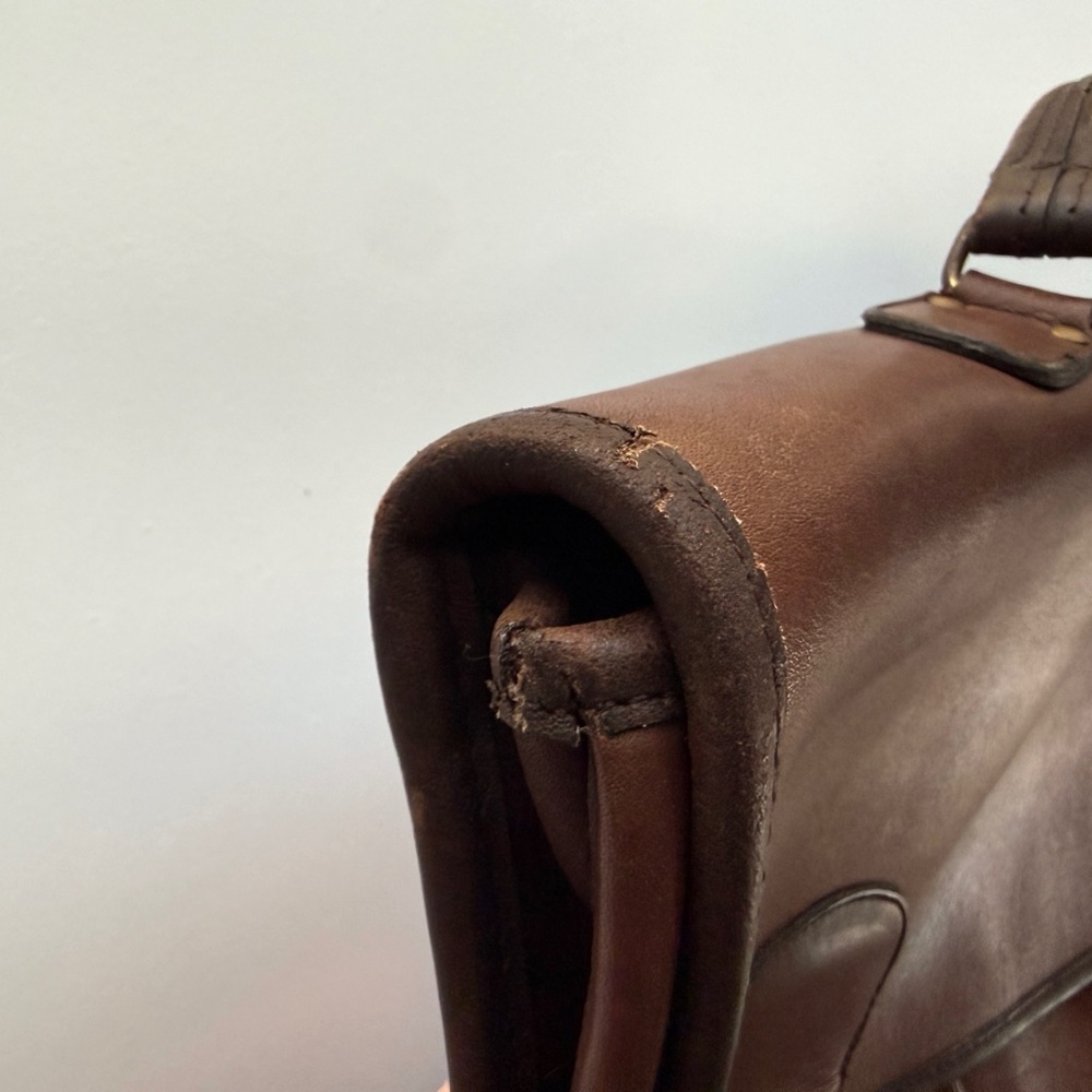 Rare Vintage Coach 5080 Brown Briefcase “Brief Bag” Made in NYC 1980s - Picture 9 of 14